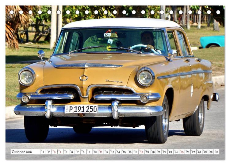 Produktbild: DODGE - Auto-Legenden der 50er Jahre (Tischkalender 2026 DIN A5 quer), CALVENDO Monatskalender