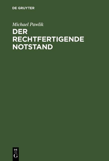 Produktbild: Der rechtfertigende Notstand