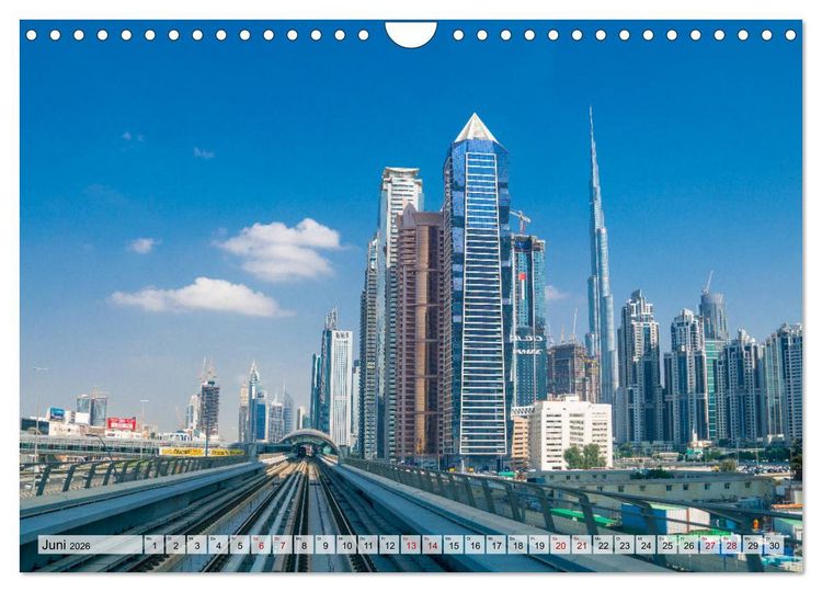 Produktbild: Dubai - Traumstadt der Scheichs (Wandkalender 2026 DIN A4 quer), CALVENDO Monatskalender