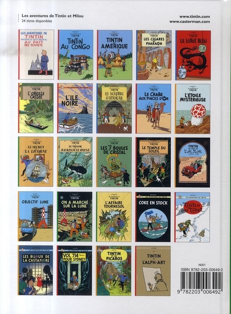Produktbild: Les Aventures de Tintin. On a march&eacute; sur la lune