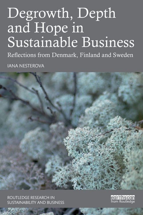 Produktbild: Degrowth, Depth and Hope in Sustainable Business