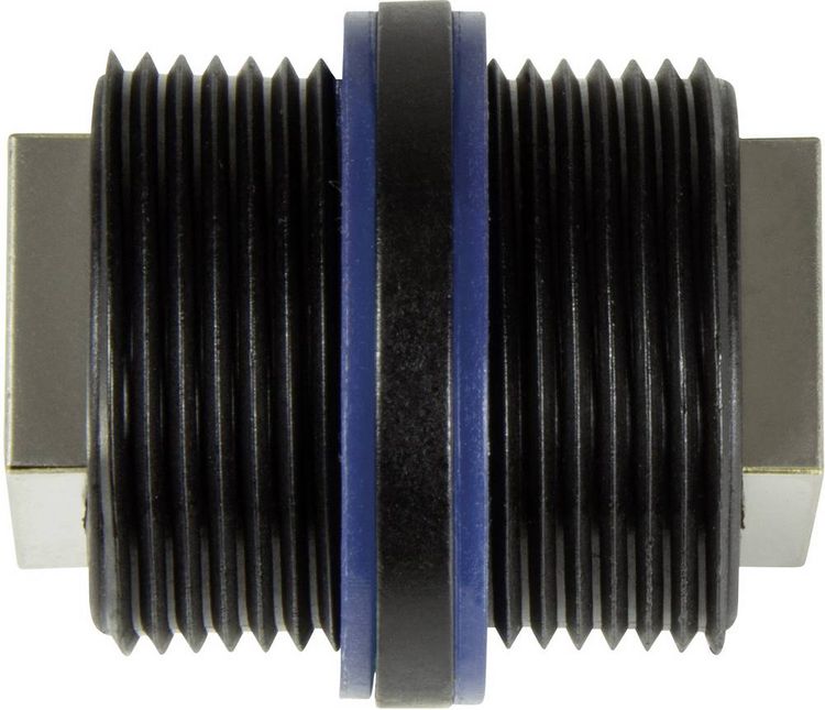 Produktbild: LogiLink Netzwerk Adapter [1x RJ45-Buchse - 1x RJ45-Buchse] Schwarz