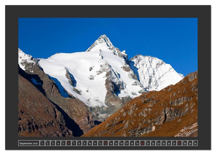 Produktbild: Der Gro&szlig;glockner 3798m (hochwertiger Premium Wandkalender 2026 DIN A2 quer), Kunstdruck in Hochglanz