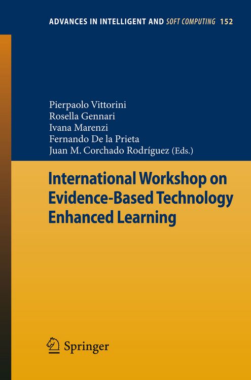 Produktbild: International Workshop on Evidence-Based Technology Enhanced Learning