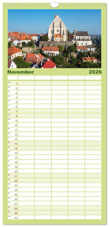 Produktbild: Familienplaner 2026 - Tschechien - Eine Reise durch ein wundersch&ouml;nes Land mit 5 Spalten (Wandkalender, 21 x 45 cm) CALVENDO