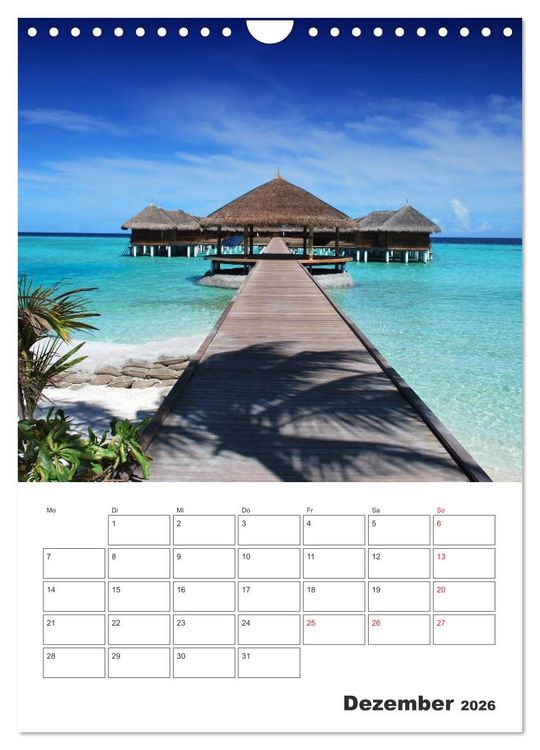 Produktbild: Inselparadiese im S&uuml;dpazifik (Wandkalender 2026 DIN A4 hoch), CALVENDO Monatskalender