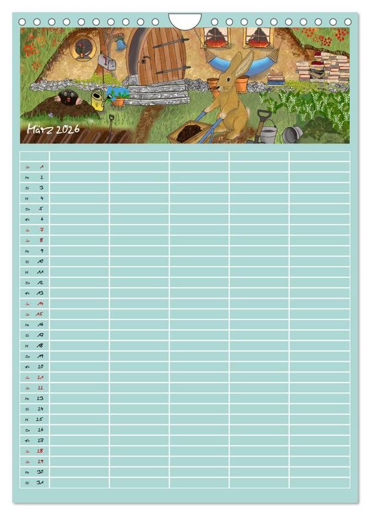 Produktbild: Mats Maus und seine Freunde (Wandkalender 2026 DIN A4 hoch), CALVENDO Monatskalender