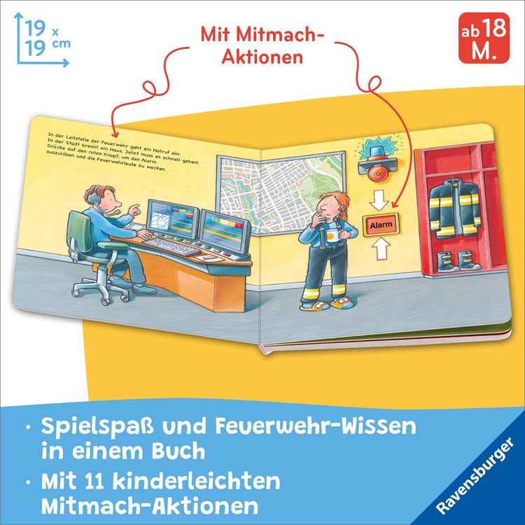 Produktbild: Tat&uuml;tata! Fahr mit! Mein Feuerwehr-Mitmachbuch
