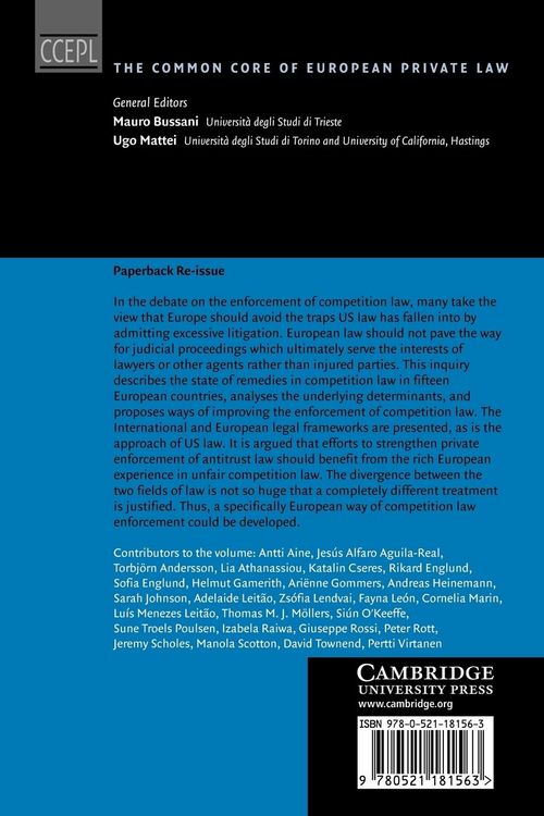Produktbild: The Enforcement of Competition Law in Europe