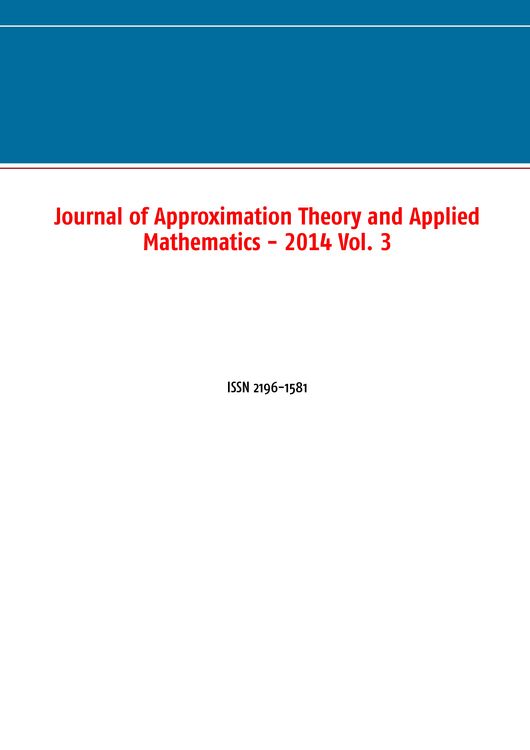 Produktbild: Journal of Approximation Theory and Applied Mathematics - 2014 Vol. 3