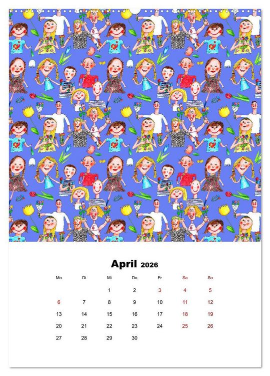 Produktbild: MUSTERMACKE (hochwertiger Premium Wandkalender 2026 DIN A2 hoch), Kunstdruck in Hochglanz