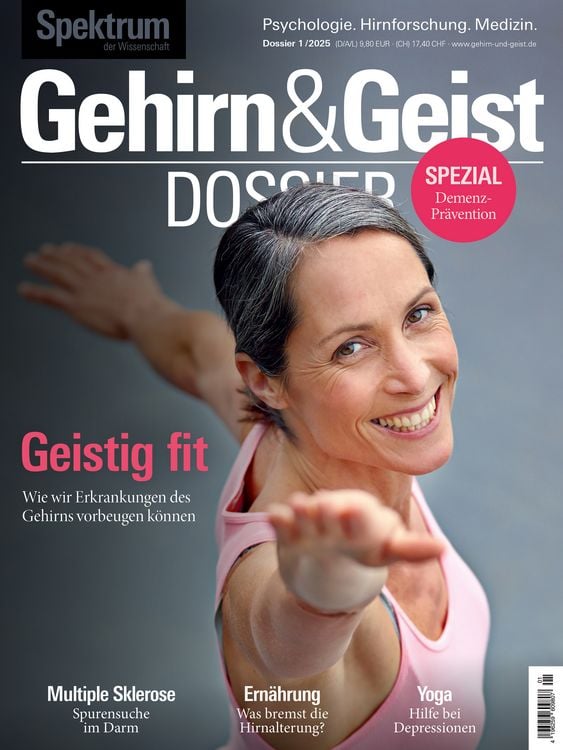 Produktbild: Gehirn&Geist Dossier 1/2025 Geistig fit