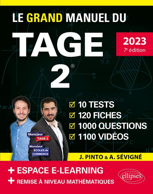 Produktbild: Le Grand Manuel du TAGE 2 - &eacute;dition 2023
