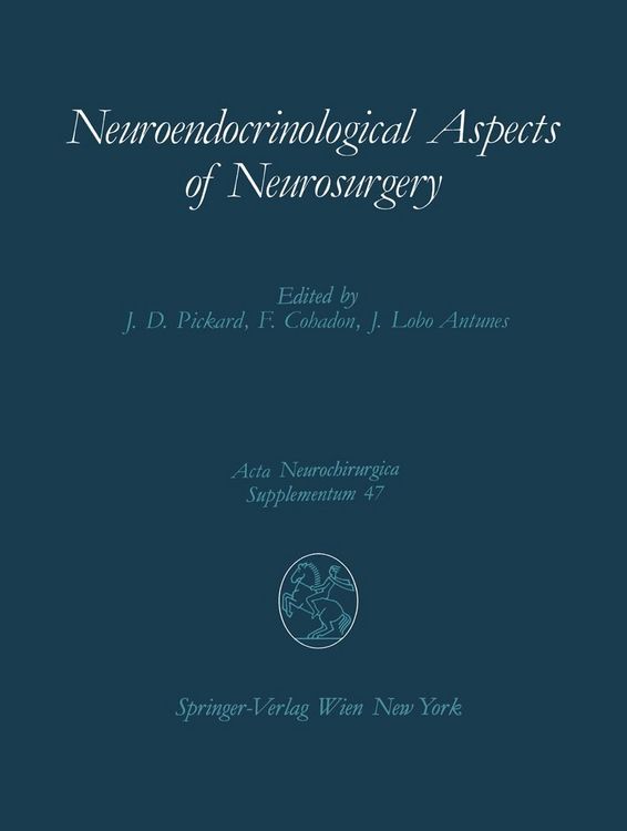Produktbild: Neuroendocrinological Aspects of Neurosurgery