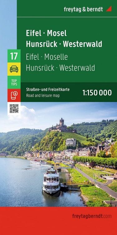 Produktbild: Freytag & berndt Stra&szlig;enkarte Eifel - Mosel - Hunsr&uuml;ck - Westerwald 1:150.000