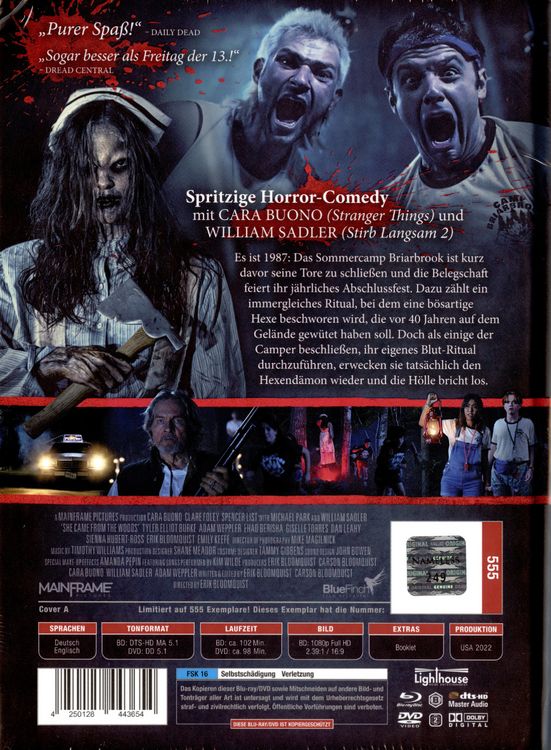 Produktbild: She came from the Woods - Uncut - Mediabook - Limited Edition (Blu-ray+DVD)