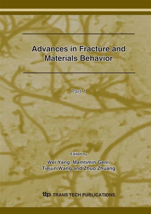 Produktbild: Advances in Fracture and Materials Behavior