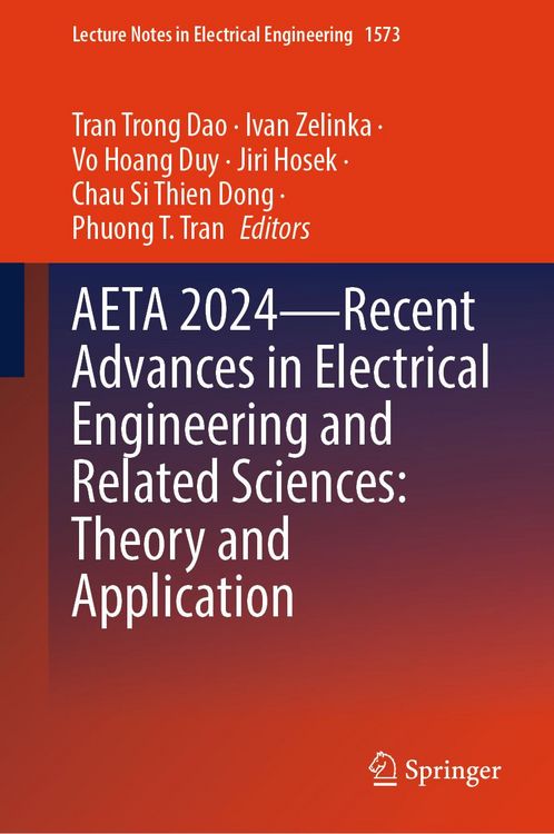 Produktbild: AETA 2024&mdash;Recent Advances in Electrical Engineering and Related Sciences: Theory and Application