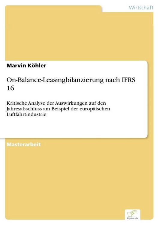Produktbild: On-Balance-Leasingbilanzierung nach IFRS 16