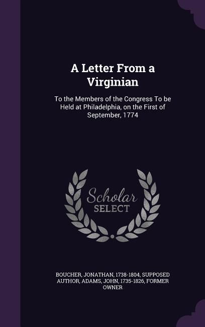 Produktbild: A Letter From a Virginian