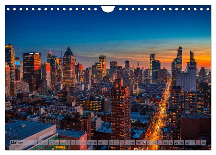 Produktbild: New York - Stadt der Wolkenkratzer (Wandkalender 2027 DIN A4 quer), CALVENDO Monatskalender