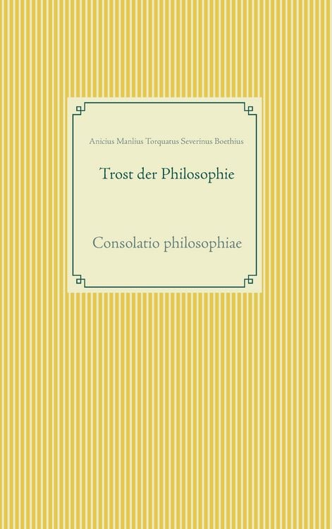 Produktbild: Trost der Philosophie