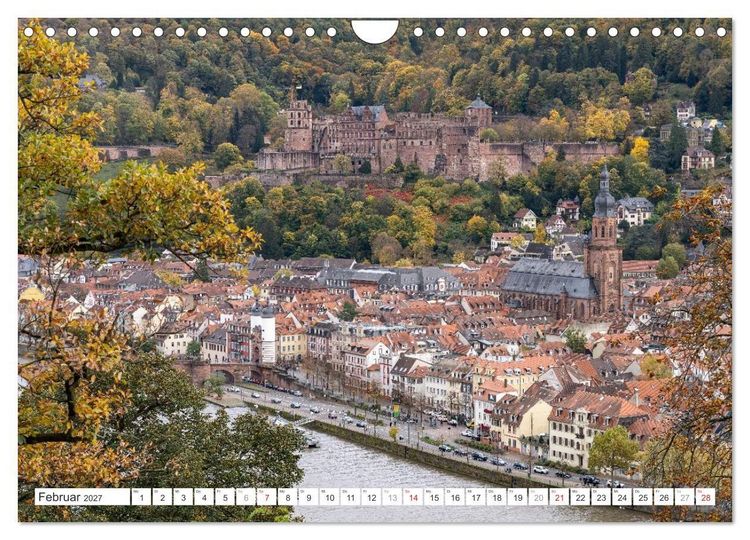 Produktbild: Baden-W&uuml;rttemberg - Heidelberg (Wandkalender 2027 DIN A4 quer), CALVENDO Monatskalender
