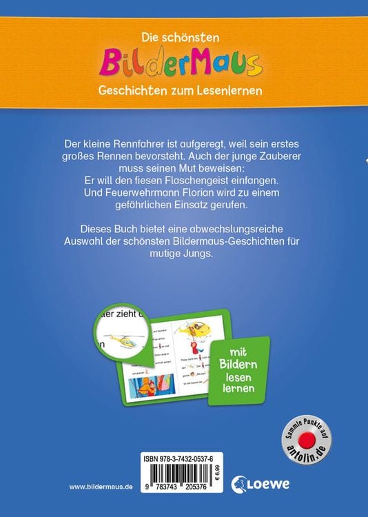 Produktbild: Die schönsten Bildermaus-Geschichten zum Lesenlernen für mutige Jungs