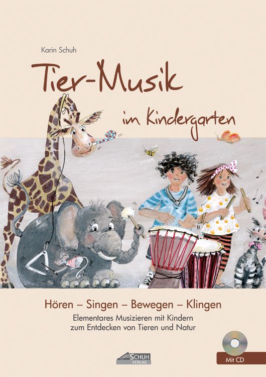 Produktbild: Tier-Musik im Kindergarten (inkl. Lieder-CD)