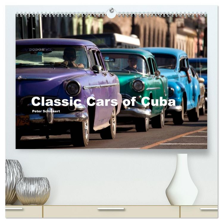 Produktbild: Classic Cars of Cuba (hochwertiger Premium Wandkalender 2026 DIN A2 quer), Kunstdruck in Hochglanz