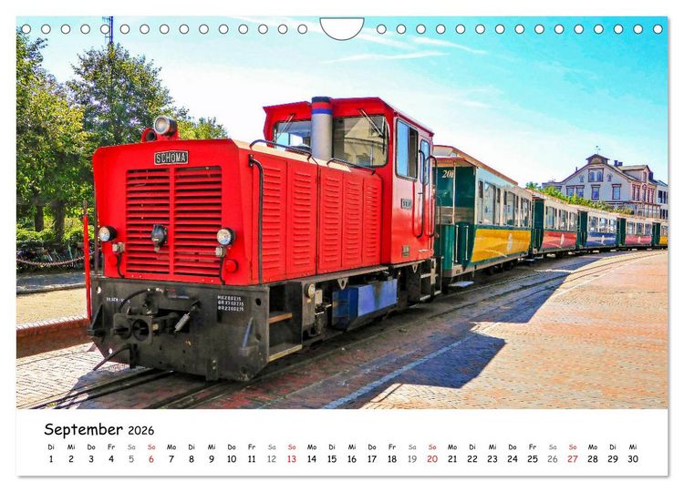 Produktbild: Borkum, bezaubernde Nordseeinsel (Wandkalender 2026 DIN A4 quer), CALVENDO Monatskalender
