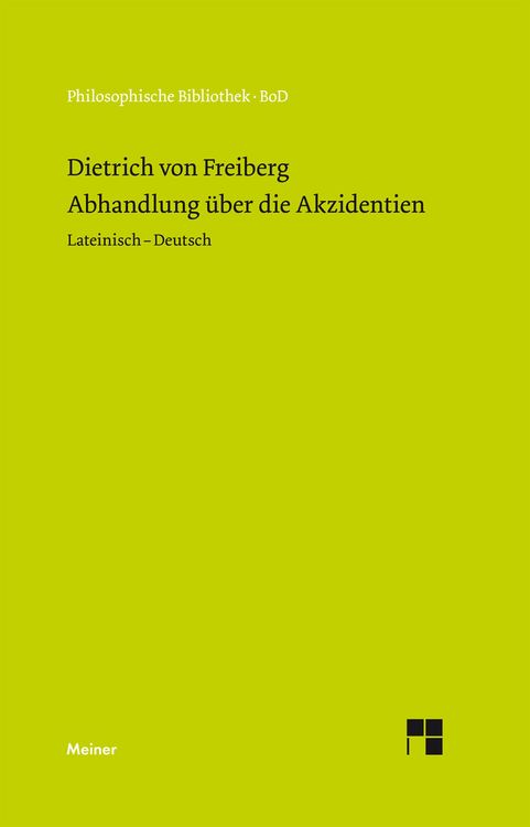 Produktbild: Abhandlung &uuml;ber die Akzidenzien