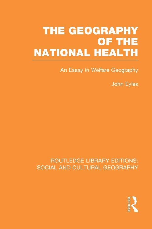 Produktbild: Geography of the National Health (RLE Social & Cultural Geography)