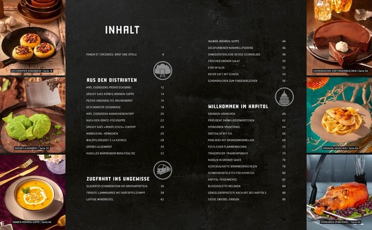 Produktbild: Das inoffizielle Kochbuch f&uuml;r Tribute von Panem-Fans
