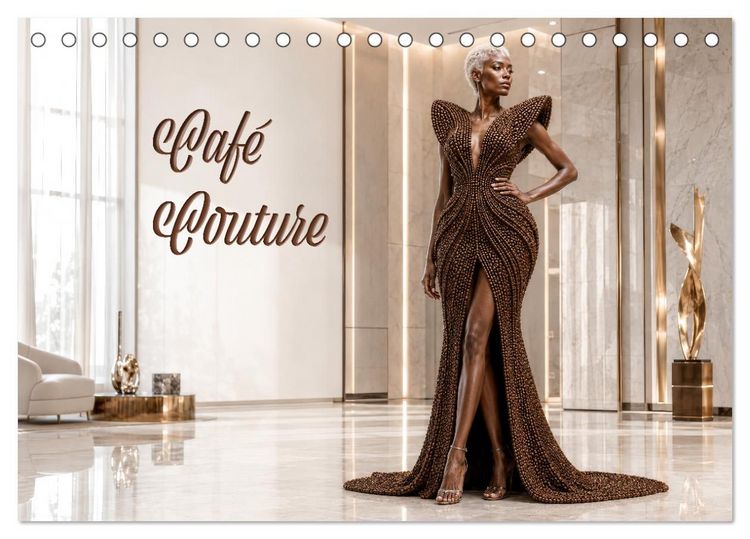Produktbild: Caf&eacute; Couture (Tischkalender 2027 DIN A5 quer), CALVENDO Monatskalender