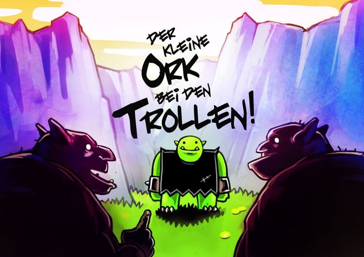 Produktbild: Der kleine Ork bei den Trollen