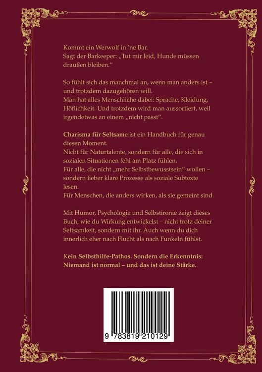 Produktbild: Charisma f&uuml;r Seltsame