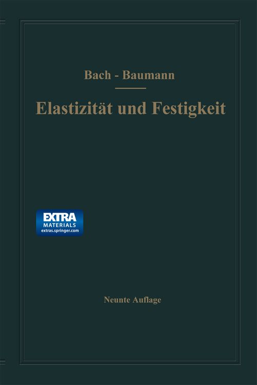 Produktbild: Elastizit&auml;t und Festigkeit