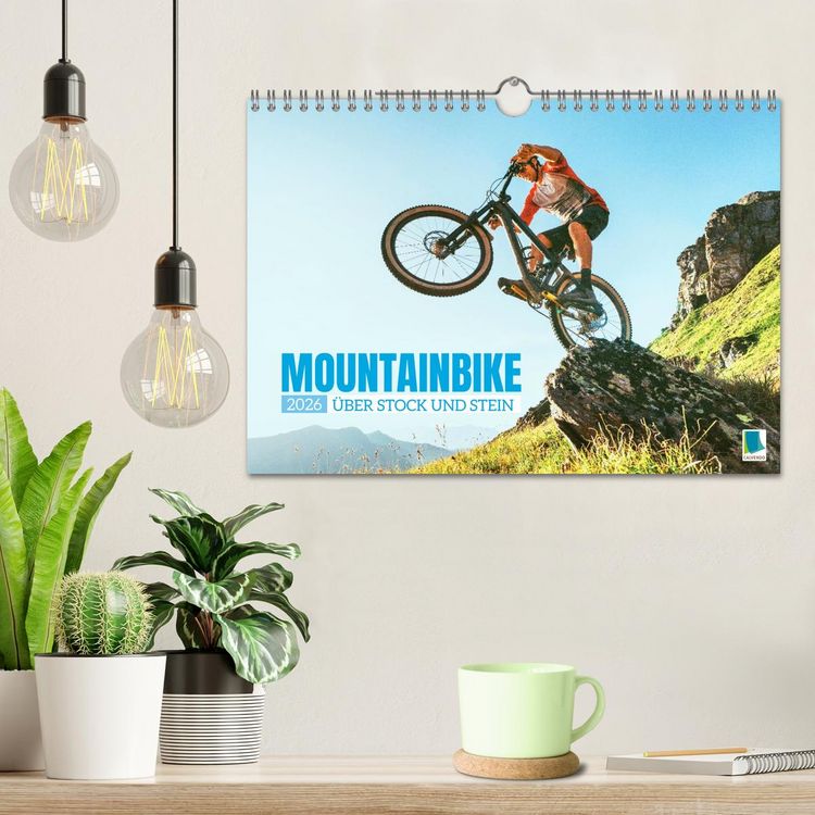 Produktbild: Mountainbike: &Uuml;ber Stock und Stein (Wandkalender 2026 DIN A4 quer), CALVENDO Monatskalender