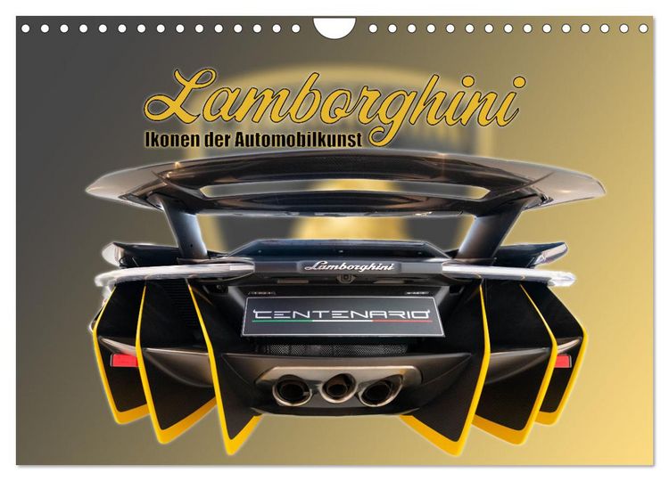 Produktbild: Ikonen der Automobilkunst (Wandkalender 2025 DIN A4 quer), CALVENDO Monatskalender