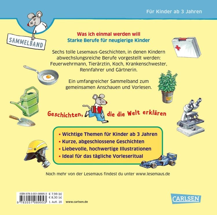 Produktbild: LESEMAUS Sonderbände: Was ich einmal werden will