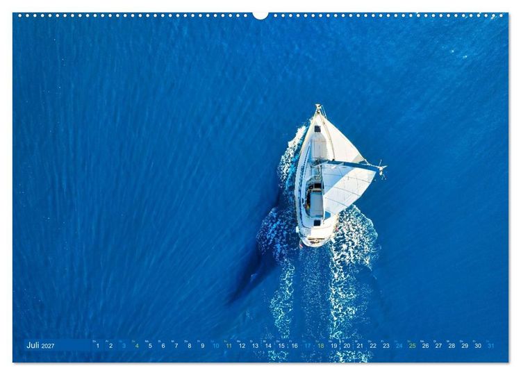 Produktbild: SEGELN - unterwegs mit dem Wind (hochwertiger Premium Wandkalender 2027 DIN A2 quer), Kunstdruck in Hochglanz