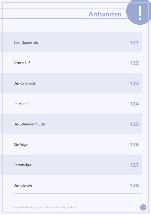 Produktbild: Das gro&szlig;e Scherzfragen-Quiz f&uuml;r Senioren