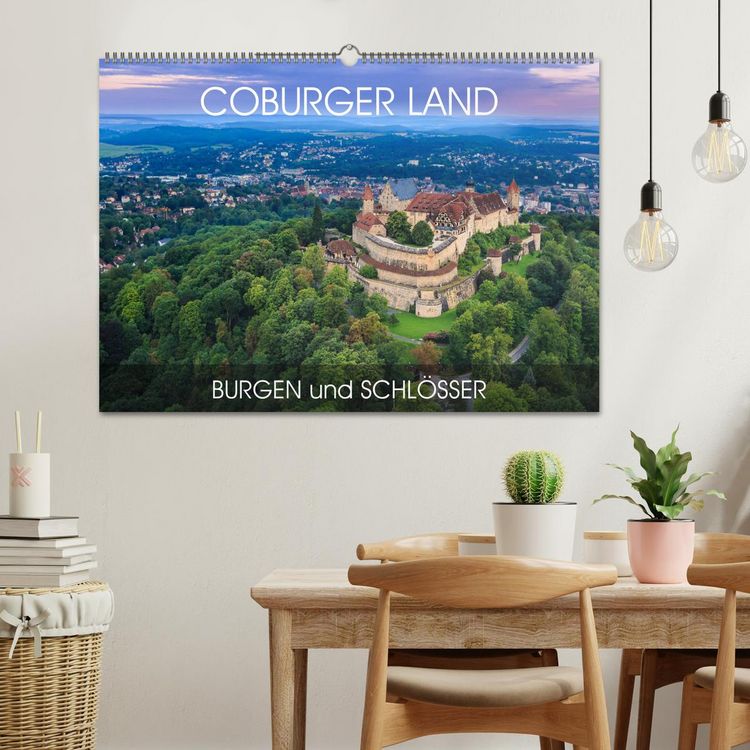 Produktbild: Coburger Land - Burgen und Schl&ouml;sser (Wandkalender 2026 DIN A2 quer), CALVENDO Monatskalender