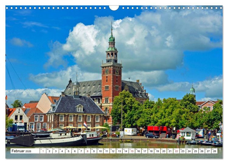 Produktbild: Leer - Perle Ostfrieslands (Wandkalender 2026 DIN A3 quer), CALVENDO Monatskalender