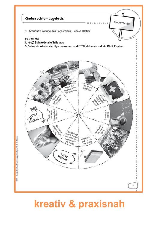 Produktbild: Projektmappe Kinderrechte 3. - 5. Klasse