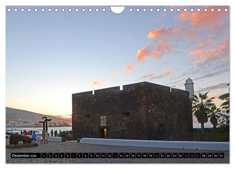 Produktbild: Puerto de la Cruz - Stadt am Atlantik (Wandkalender 2026 DIN A4 quer), CALVENDO Monatskalender