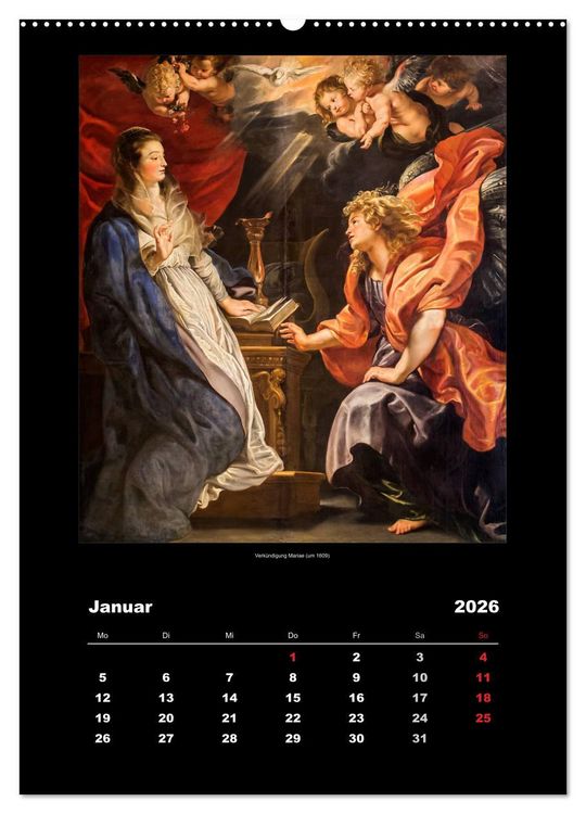 Produktbild: Peter Paul Rubens - Rubens (hochwertiger Premium Wandkalender 2026 DIN A2 hoch), Kunstdruck in Hochglanz