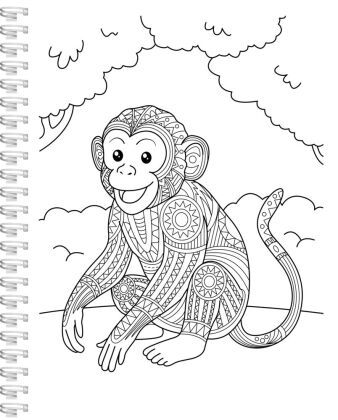 Produktbild: Mein Tierisches Mandala Malbuch