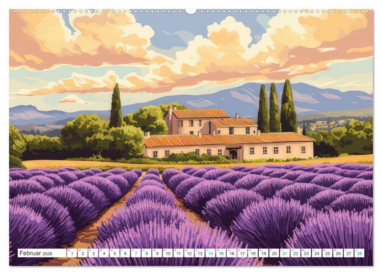 Produktbild: Europas Charme (hochwertiger Premium Wandkalender 2026 DIN A2 quer), Kunstdruck in Hochglanz
